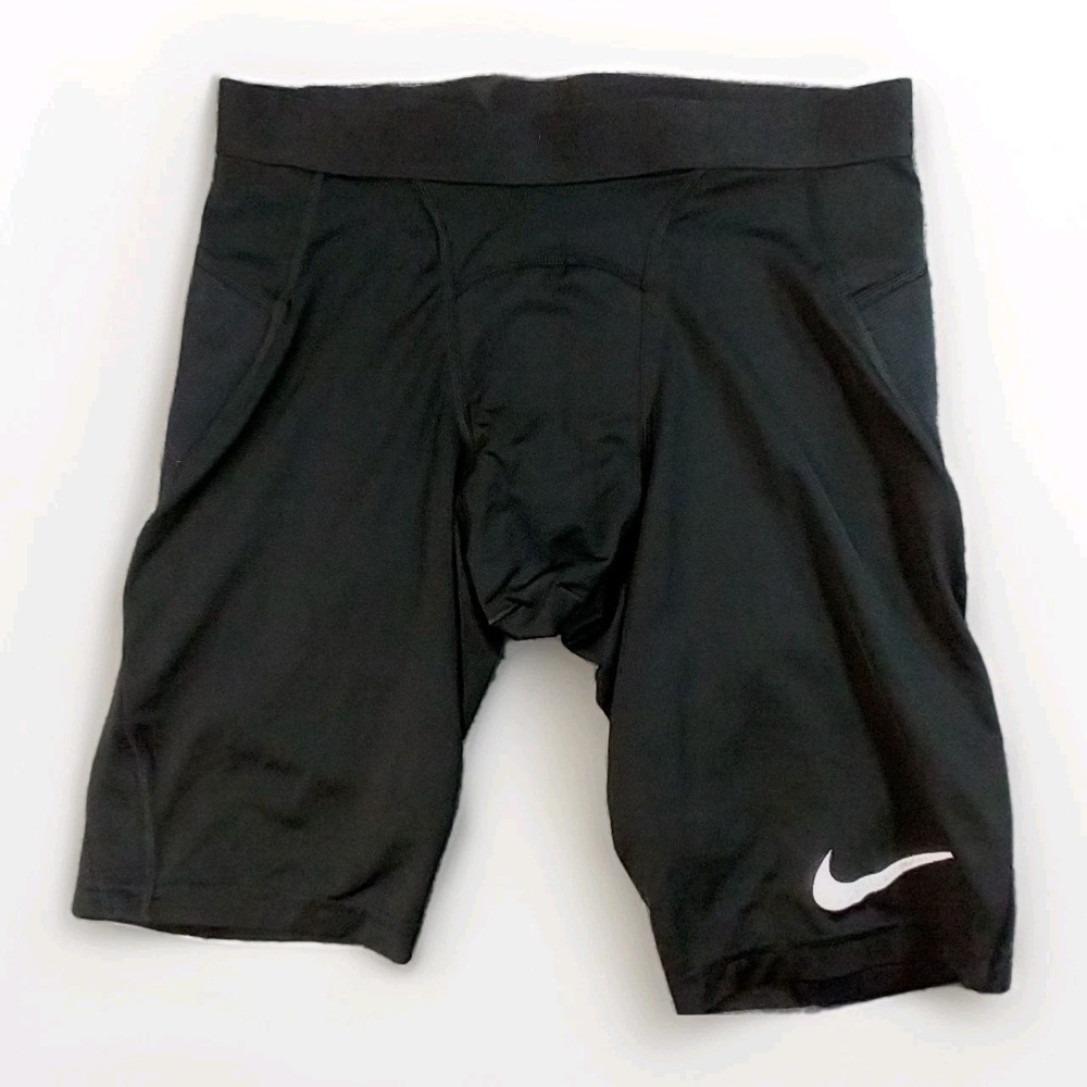 Nike Pro MLB Slider Shorts Mens Medium Black Padded Compression Baseball
